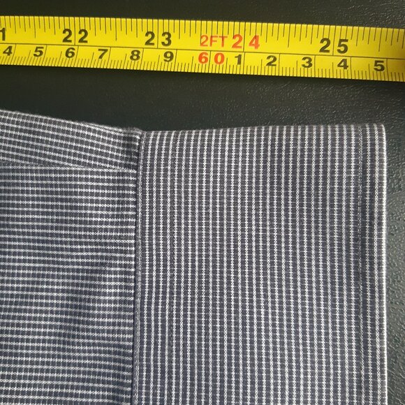 Charter Collection Hudson's Bay SZ 15 Men's Button Up Shirt Black & White Check - Picture 10 of 12